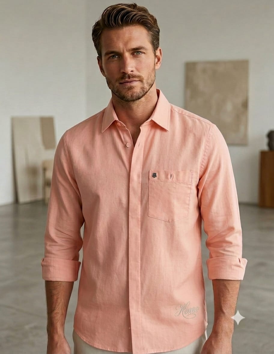 Oxford Peach Shirt